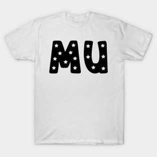 Mu Star Letters T-Shirt